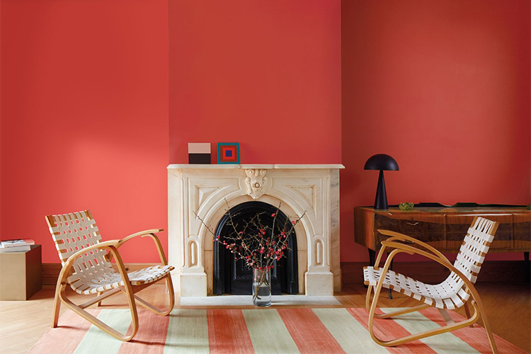 The unexpected color conquers interiors in 2023