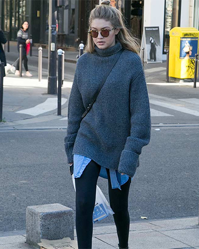 14 cute long sweaters to wear with leggings