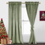 Retro Velvet Curtains for Living Room