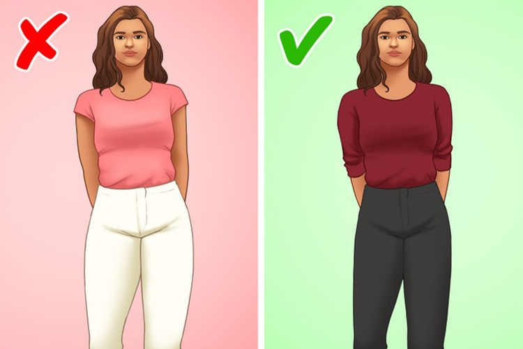 How to dress to look slimmer