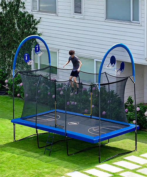 3. Zupapa Rectangular Trampoline (9x15FT)